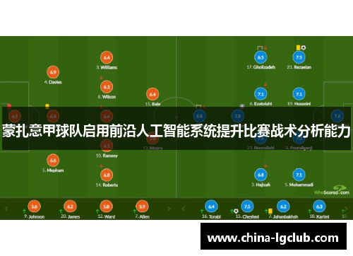 蒙扎意甲球队启用前沿人工智能系统提升比赛战术分析能力